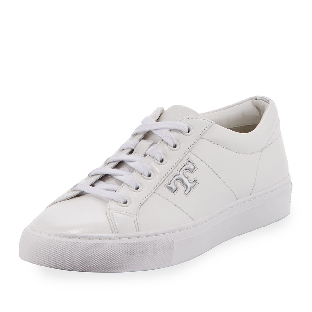 Tory Burch Chase Leather Low Top Sneaker